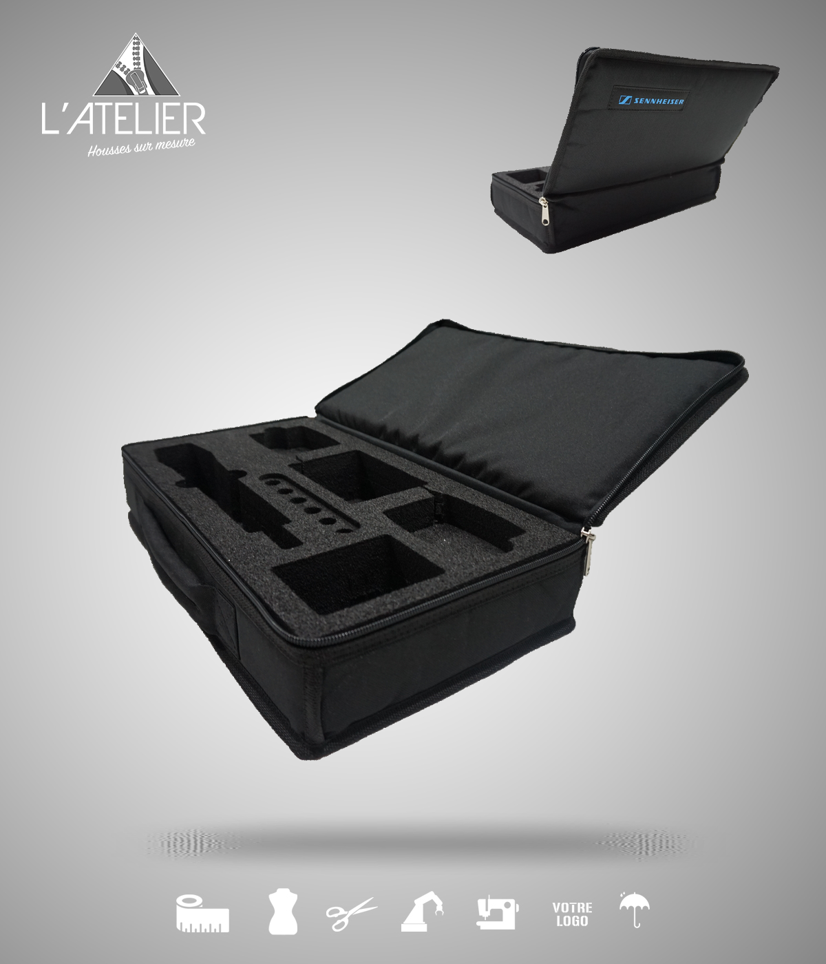Housse de transport pour micro HF Sennheiser EW 500 G4