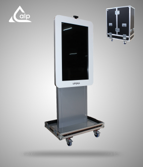 Flight case sur mesure pour borne tactile