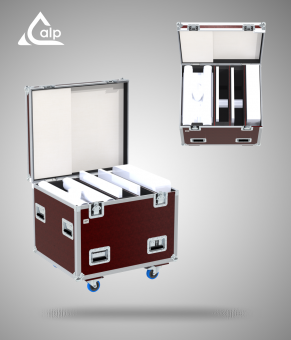 Flight case sur mesure pour borne selfie Flight case for selfie box